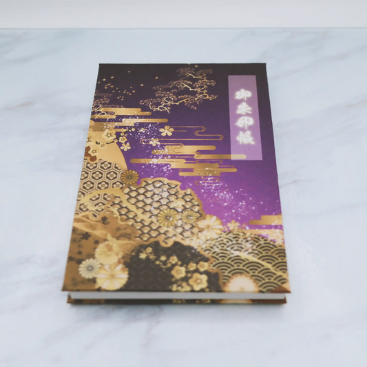 【縦向き御朱印帳-和柄24】正面真上からのアングル写真